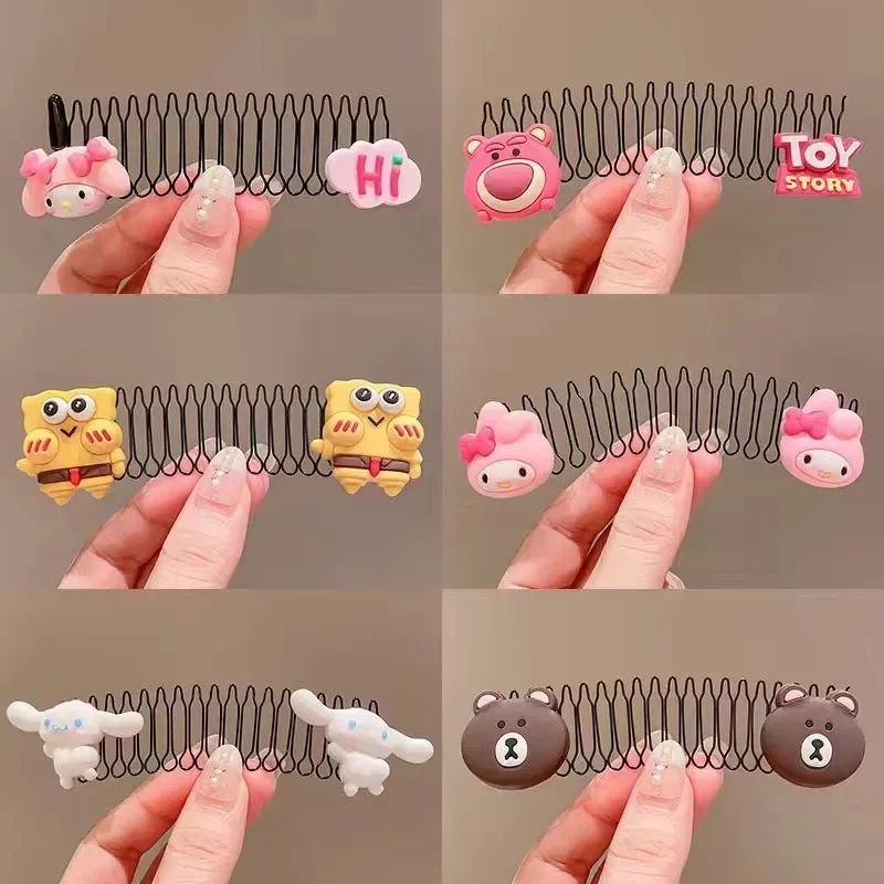 New Style Children Hair Comb Broken Hair Girls Comb Hairpin Baby Headwear Cute Fashion Simple Cartoon Animation Accessories