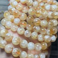 3bracelets/set  Milky citrine quartz approx9-9.5mm wholesale