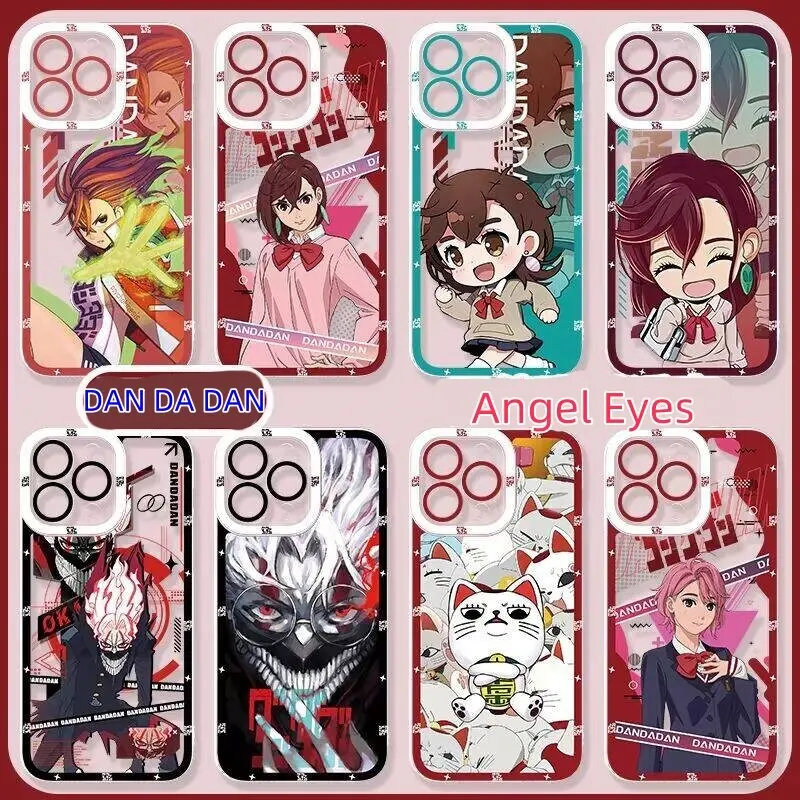 Dandadan Anime Phone Case For Samsung Galaxy S25 S24 S23 S22 Plus Ultra S23 S24 FE S24+ S23+ cover  Soft Cartoon Clear Case