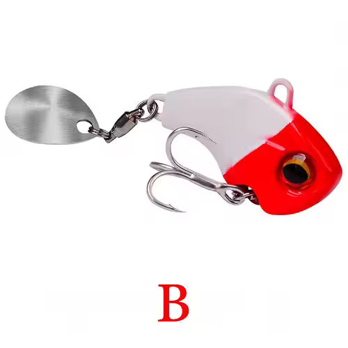 Fishing Lures Wobble Rotating Metal Vib Vibration Bait Winter Fishing 6g 15g 28g Artificial Hard Baits Spinner Spoon Lure Pesca - Image 10