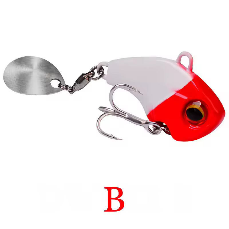 Fishing Lures Wobble Rotating Metal Vib Vibration Bait Winter Fishing 6g 15g 28g Artificial Hard Baits Spinner Spoon Lure Pesca - Image 10