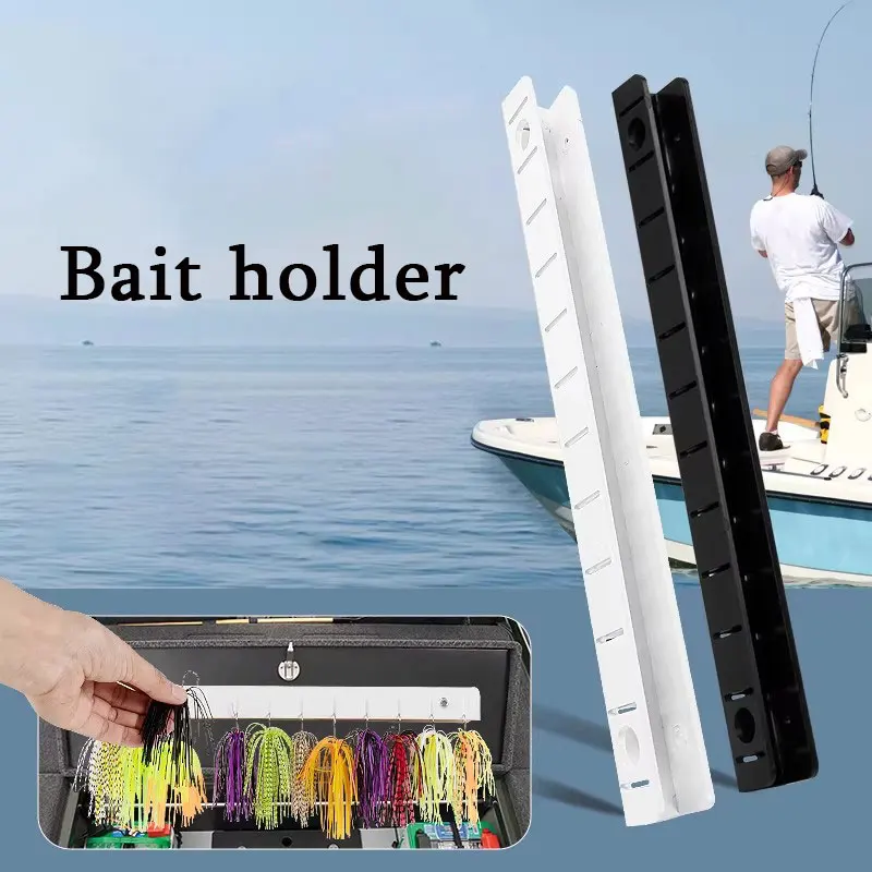 Multifunctional Bait Storage Rack - Tackle Organizer, Lure and Hook Holder for Bass Boats or Fishing Boats Cabin Deck Hatches