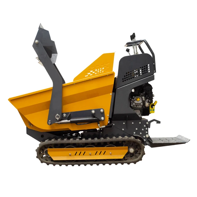 Garden Machinery Mini Dumper 500kg Self Loading wheel Crawler Loader Dumper