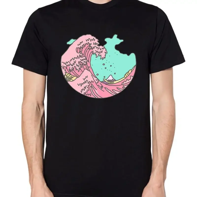 Hokusai T Shirt The Great Wave Top