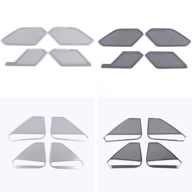 For Volkswagen Tiguan MK2 2017 - 2022 Interior Accessories Door Speaker Audio Loudspeaker Decoration Cover Trim Car Styling