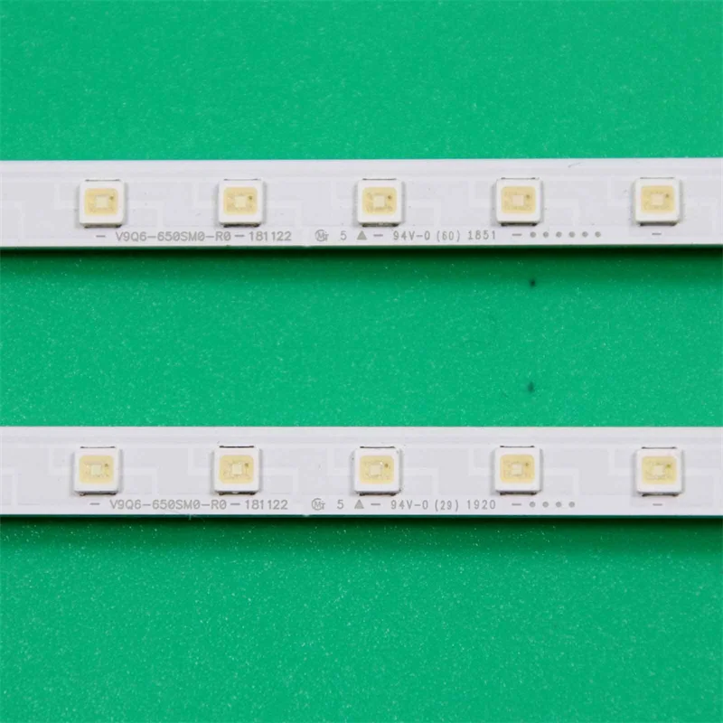 Kits แถบไฟ LED L1_Q60_F5 BUM_S66(1), แถบไฟแบ็คไลท์ V9Q6-650SM0-R0-181122 LM41-00717A SB7_100สำหรับ QE65Q60RAT QE65Q60T