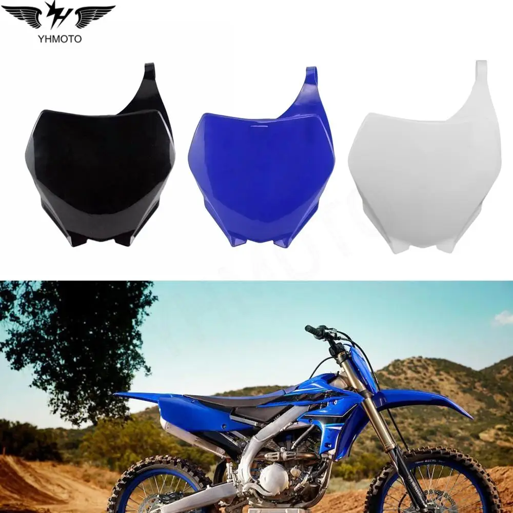 

Передний обтекатель мотоцикла, номерной знак для Yamaha YZ125 YZ250 YZ250F YZ450F WR250F WR450F 2006-2014, пластиковая регистрационная табличка