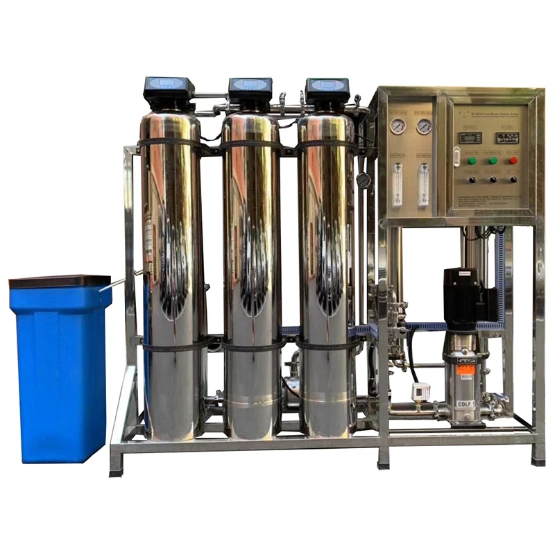 500LPH RO Water Purification System Borehole Water Treatment Equipment for Potable Water Production