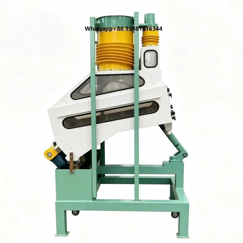 Specific Gravity Separator Grain Oil Seed Cleaning Machine Automatic Stone Separator for Edible Oil Press Production Line