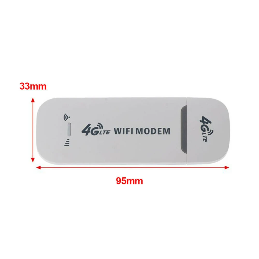 Dongle Modem USB Sem Fio, Alta Velocidade, Acesso à Internet, Roteador, Adaptador, Banda Larga Móvel, Cartão SIM, 4G LTE