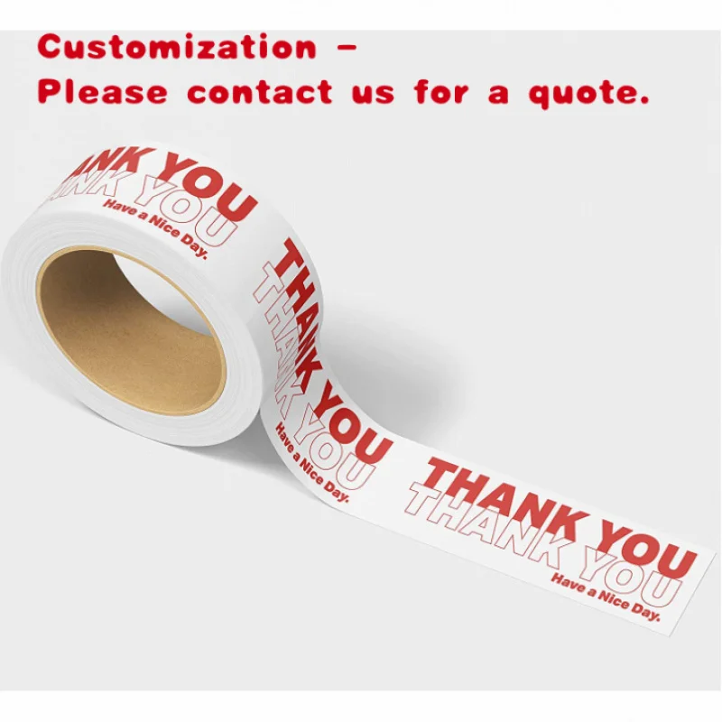 selagem de caixa de fita de embalagem personalizada impressa