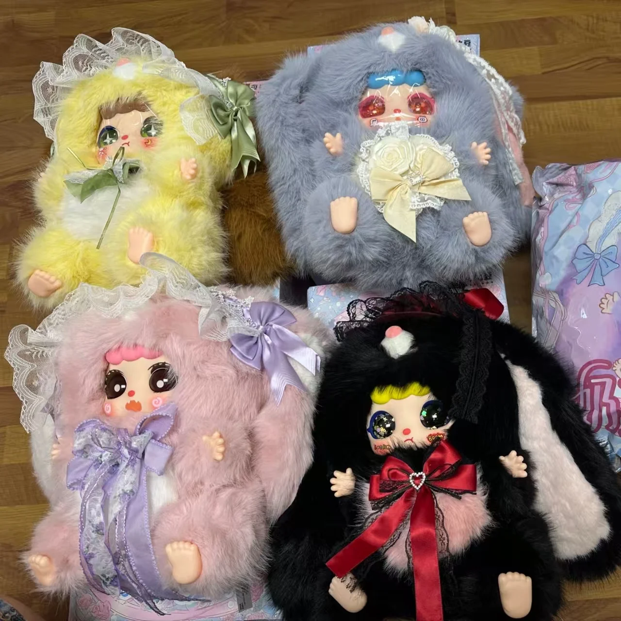 Caja misteriosa caliente Original Comparable piel de leche de soja salsa de conejo 600% caja ciega de juego de moda muñeca grande ornamento regalos para niños juguete