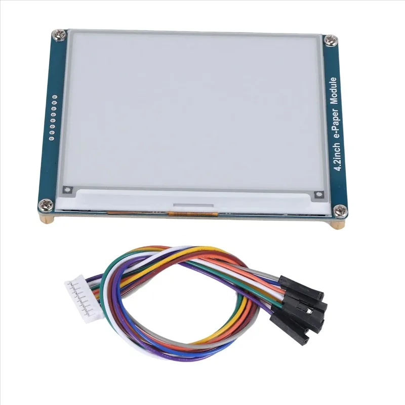 4.2 Inch E-Ink E-Paper Display Module 400x300 Pixel SPI Interface Screen Board Fit Single Board Controller Replacement Accessory