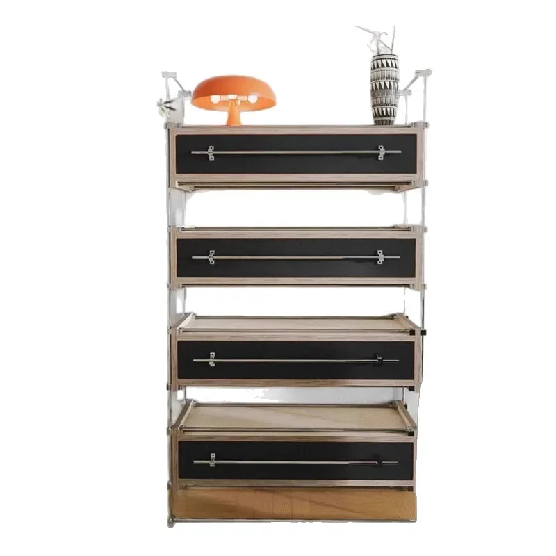 

Home storage cabinet against the wall, living room bedroom display rack in the ancient style baffle