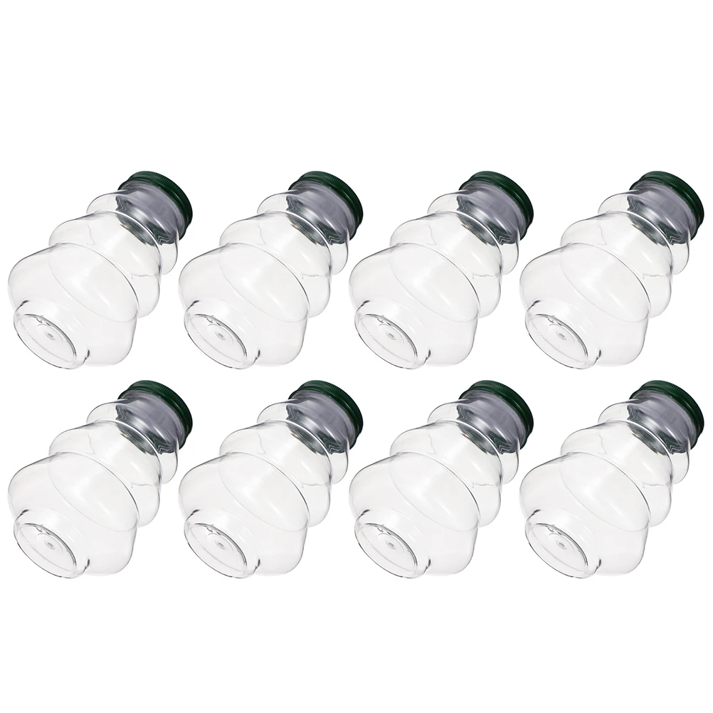 

8pcs Airtight Drink Bottles Leakproof Milk Tea Juice Storage Sealed Packaging Bottle Portable Decorative Beverage Container Food