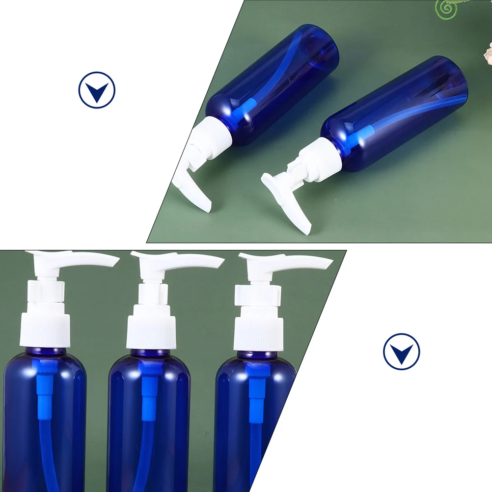 8 قطعة مضخة السفر موزع زجاجات الحيوانات الأليفة البلاستيك غسول تخزين الحاويات إعادة الملء فارغة شامبو غسول زجاجة مجموعة #2