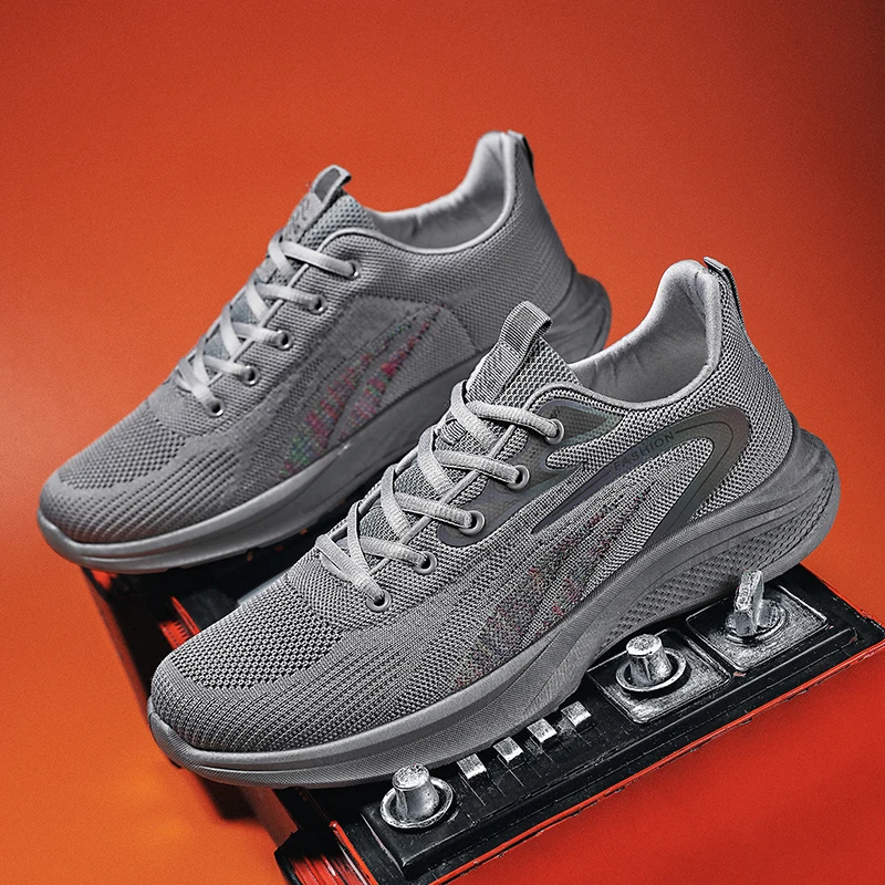 

Мужские кроссовки для бега с дышащей сеткой и амортизацией, нескользящая уличная роскошная обувь, кроссовки для пар, гоночные кроссовки, обувь для бездорожья