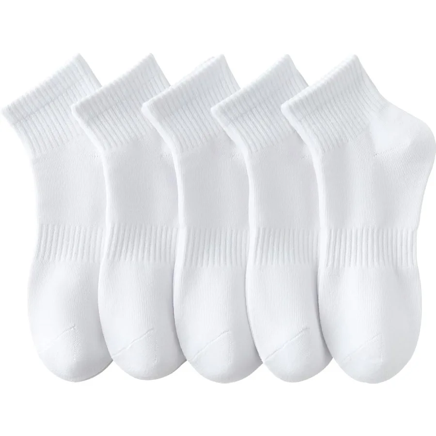 

Женские милые носки до щиколотки, хлопковые носки для бега, 5 пар для повседневной носки, спортивная повседневная одежда для спортзала, удобная мягкая ткань