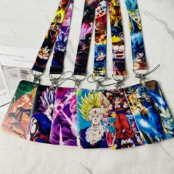 Anime Card Cases Card Lanyard Key Hang Rope Lariat Cosplay Badge ID Cards Holders Neck Straps Keychains Fashion Accessories Gift