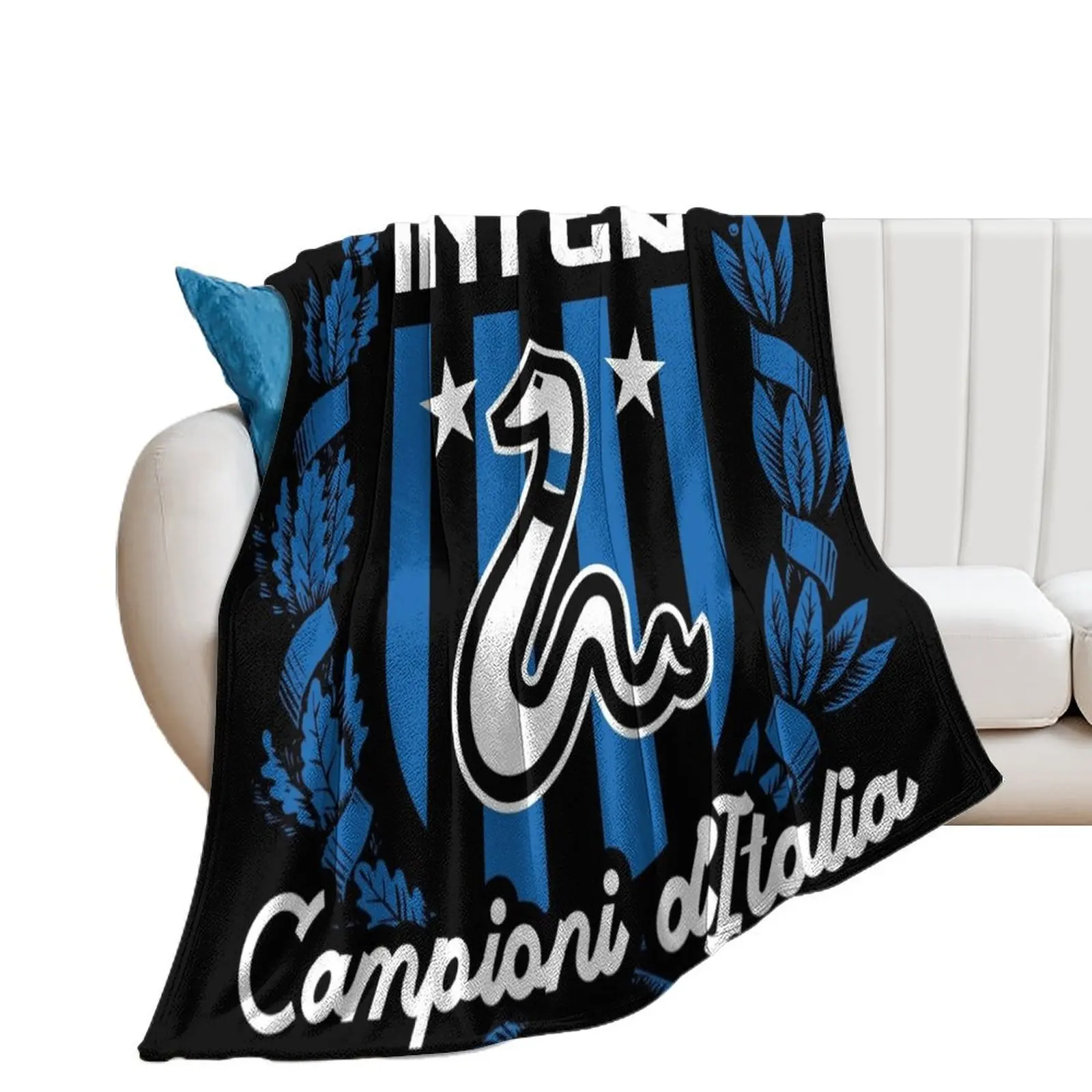 

Inter Campioni d'Italia Throw Blanket sofa bed warm winter Beautifuls Blankets