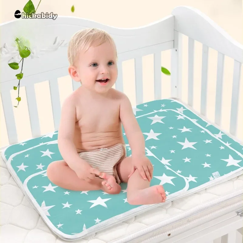 50*70cm Baby DiaperChanging Mat PortableFoldable WashableWaterproof Mattress TravelPad Floor Mats CushionReusable Pad Cover