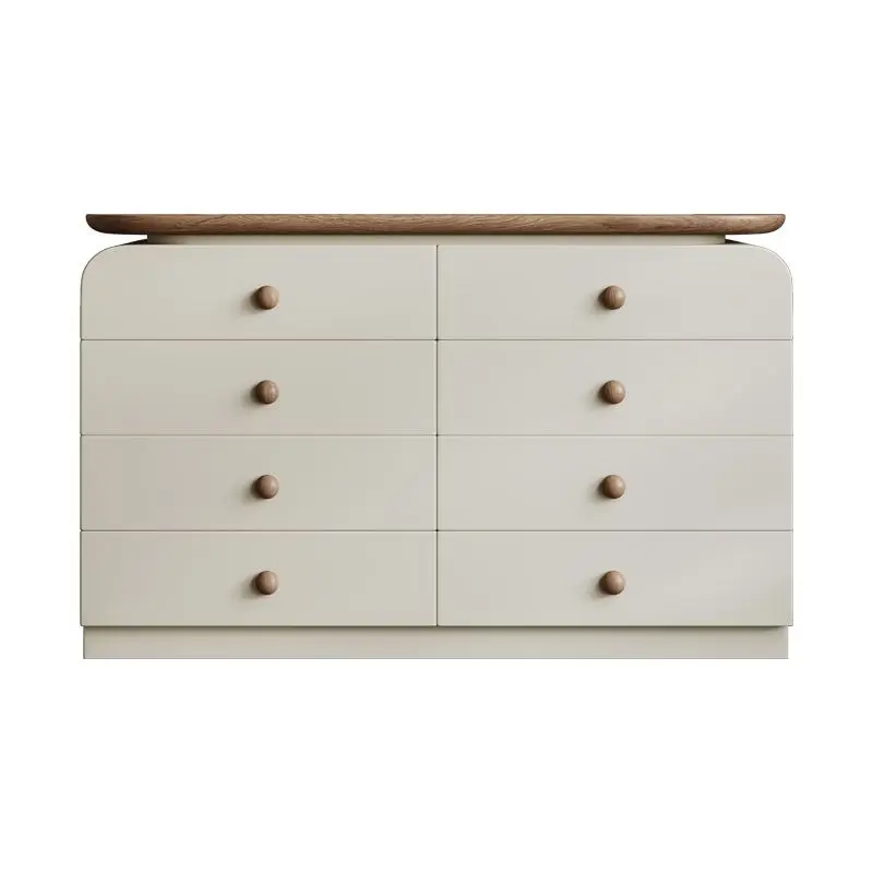 

French style against the wall in the living room, high-end sense of retro side cabinet, bedroom end-of-bed drawer cabinet