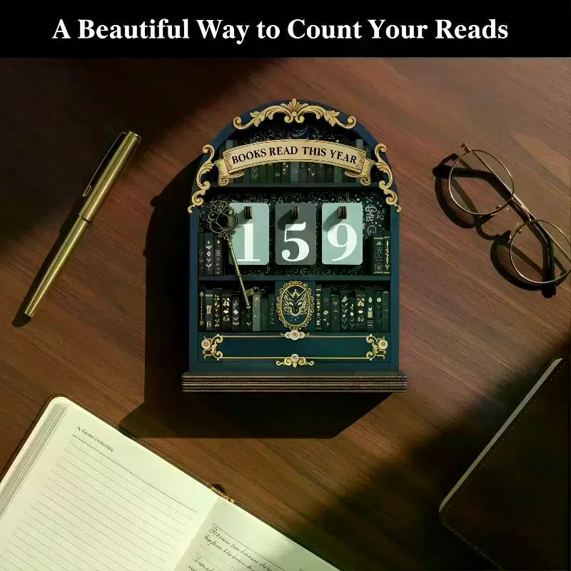 Picture 6: Book Reading Counter Set Tracks Up To 999 Books for School Reading Challenge Classroom Reward Tracker