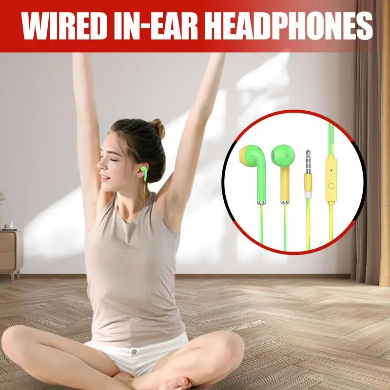 Wired Headphones For School Computer Headphones Cute Plug In Headphones Wired Earbuds For School With Earplugs