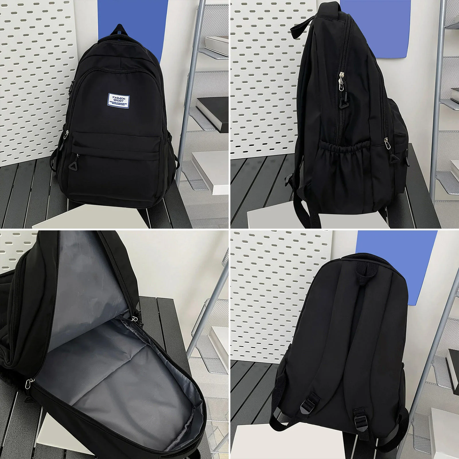 Schoolbag Male Junior High School Students High School Large Capacity College Students Middle School Students Teenage Girls Boys