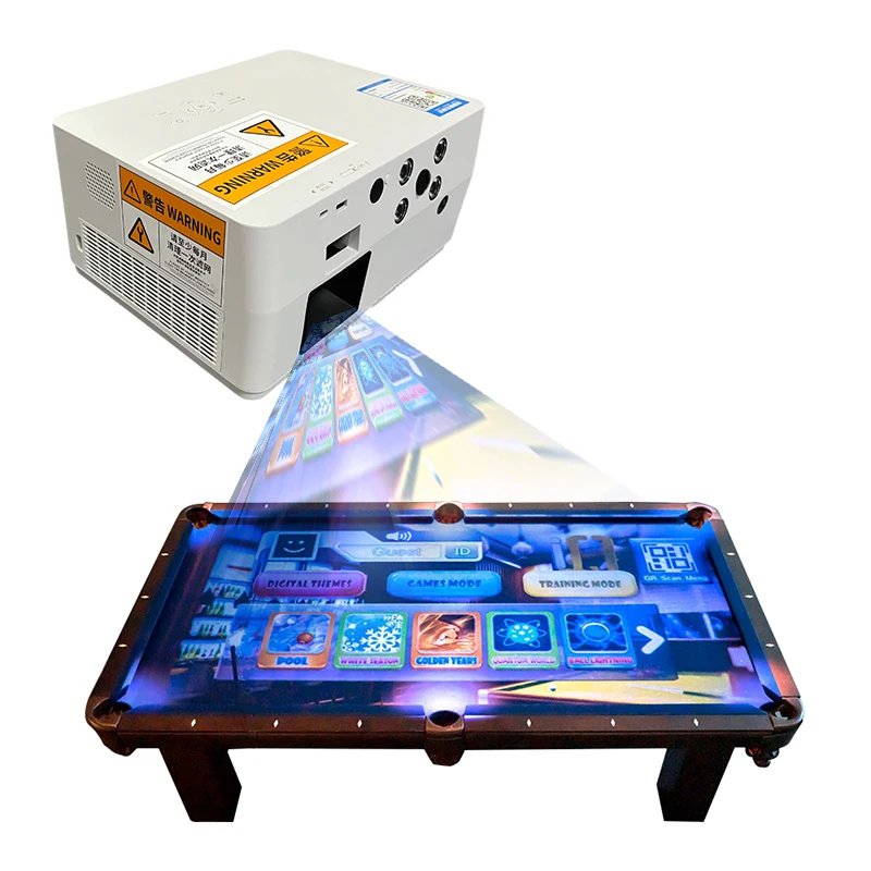 Desktop Interactive Projector All-In-One Machine Supports Global Languages ​​And Offers 20 Types Of Projection Content