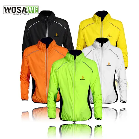 WOLFBIKE Splashproof 사이클링 자켓 불 침투성 Ciclismo 스포츠 남성 통기성 반사 저지 의류 자전거 긴 소매 코트
