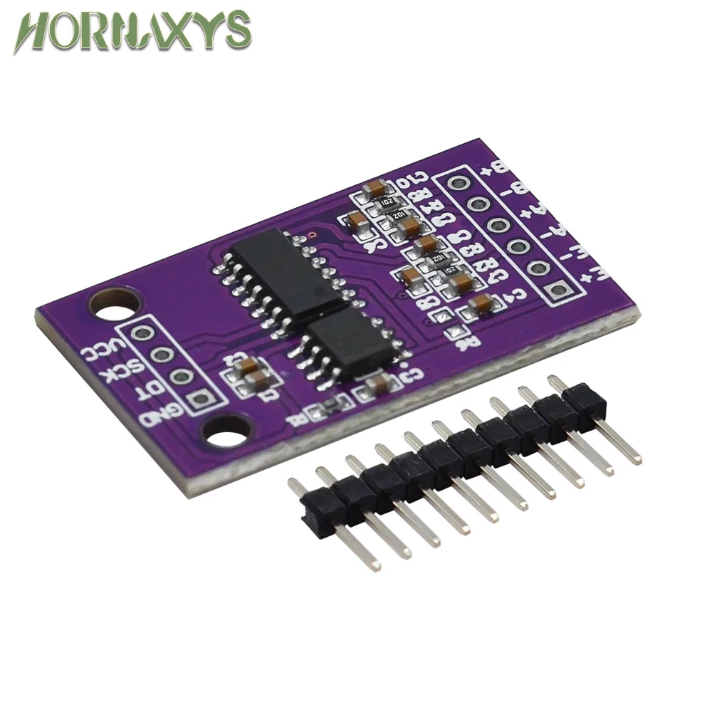 CS1237 24-bit ADC Module Onboard TL431 External Reference Chip Single-channel Weighing Sensing 24bit CS1238 Dual Channel