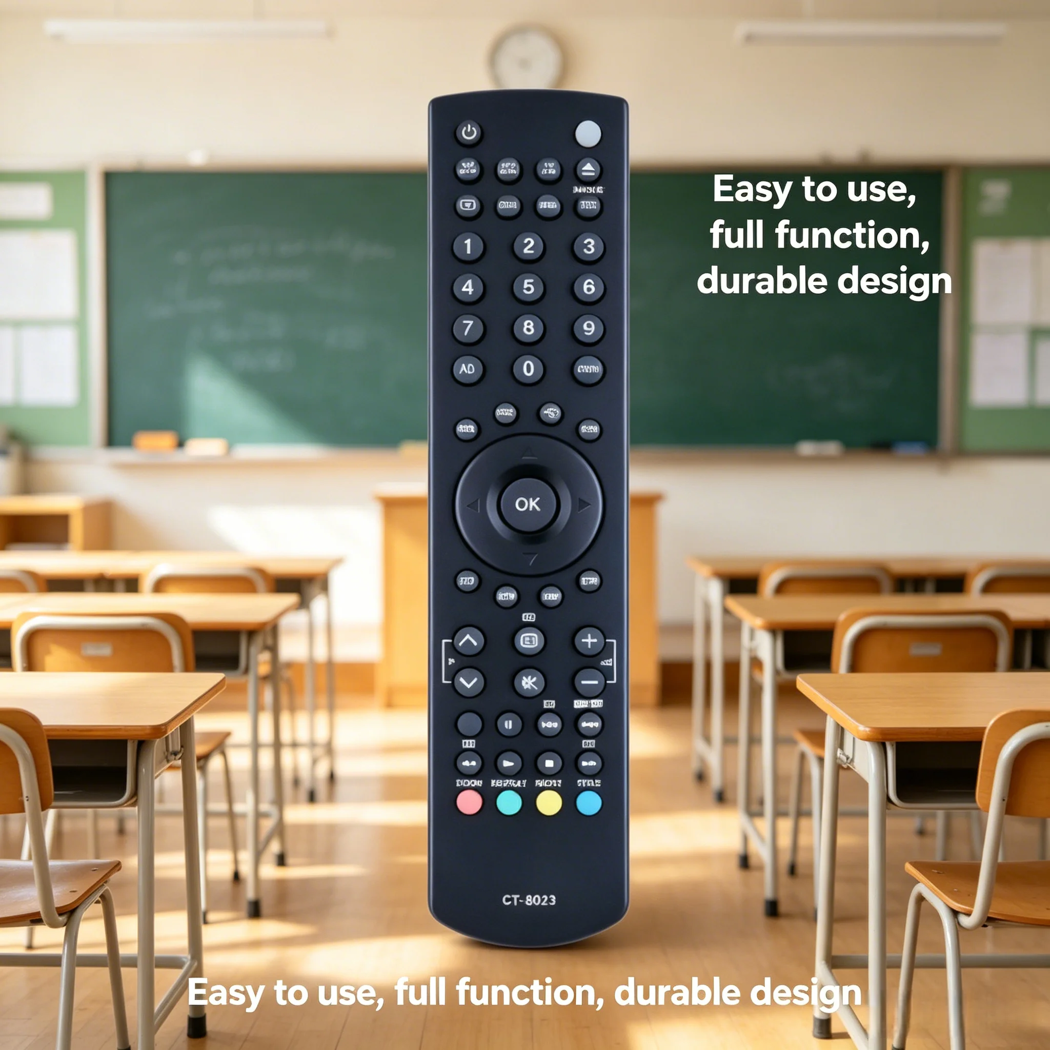 CT-8023 Replacement Remote Control, Pre-Programmed IR Remote for Toshiba TV 32L3966DA 43L3966DA 50L3966DA 65L3966DA
