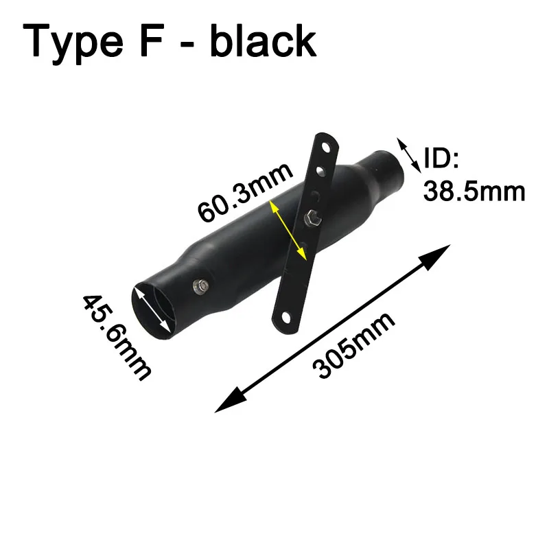 38 40 42 45 مللي متر العالمي Sc دراجة نارية العادم الخمار الهروب ل الشرير الكلاسيكية الرجعية نمط كروزر هالي موتو العادم تعديل #5