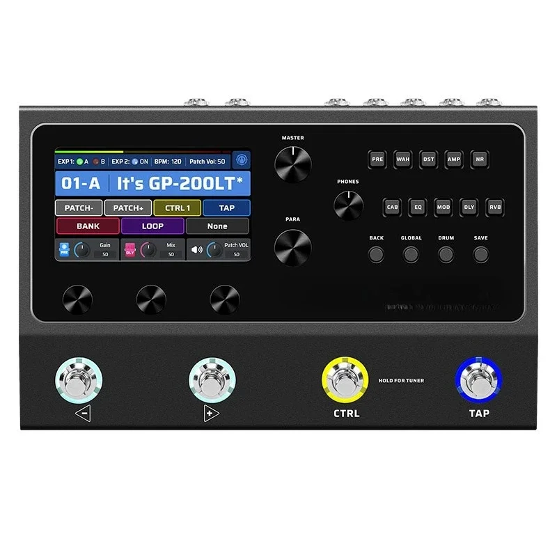 Electric Guitar Comprehensive Effects, Acoustic Guitar Bass Phrase Loop Drum Machine Sound Card IR