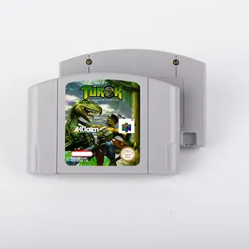 《圖羅克 - 恐龍獵人》遊戲卡,適用於 64 位元美國 NTSC/歐洲 PAL 制式 N64 遊戲機,英文版 8 最佳銷售 N64 PAL - №1