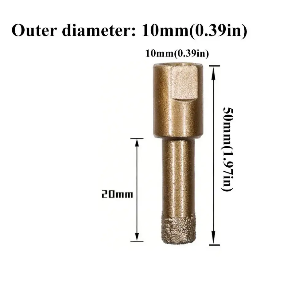 Thread Design Vacuum Brazed Core Bits Quick Release Pressing Plate Dry Drilling Core Bits Self-Locking Flange Nut