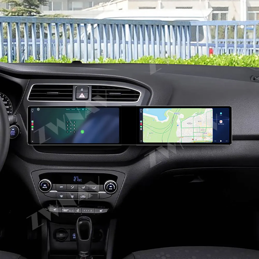 

For Hyundai i20 2014-2018 Android 13 12.3" Hd Touch Dual-Screen Car Gps Multimedia Player Car Interior Accessories Head Unit