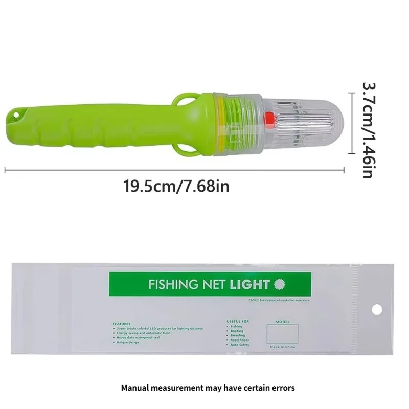 LED Light-controlled Fishery Marine Navigation Light Floating LED Fishing Light Double Flash Lamp Waterproof Buoy Signal Light