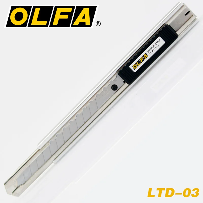 

Японский универсальный нож OLFA LTD-03 (лимитированная серия), 9 мм, для художественных работ, нож для наклеивания обоев и пленки, сменные лезвия, инструмент для рукоделия
