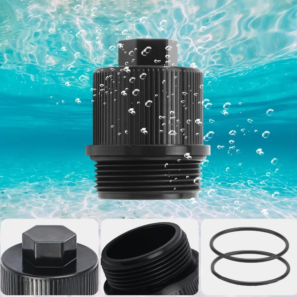 Spa Filter Drain Cover 190030 Drain Adapter Robust Plastic Construction Leak Proof Design For Pool Water Draining