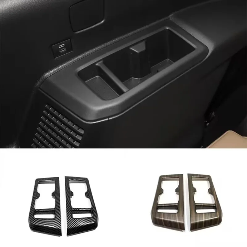 

For Toyota Land Cruiser 250 2024 1958 Prado LC250 FJ250 Third Row Left and Right Water Cup Decoration Frame,Interior Accessories