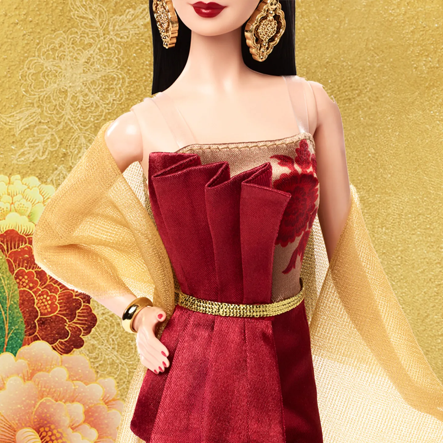 

Barbie Bing Hui Lan Fang Doll 2026 Chinese New Year Edition Collectible Adult Mackie Face Mold Gift Box for Collectors Limited