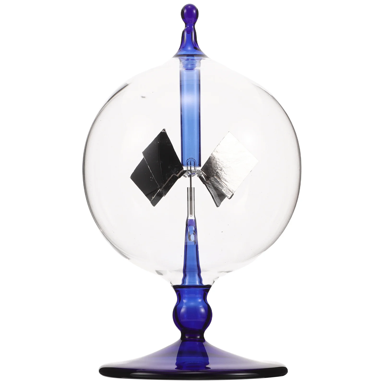 كروكس مقياس الإشعاع الطاقة الشمسية مقياس الإشعاع الزجاج الملون نابض بالحياة ضوء الشمس الغزل دوارات ضوء مطحنة مكتب منزلي الديكور #5