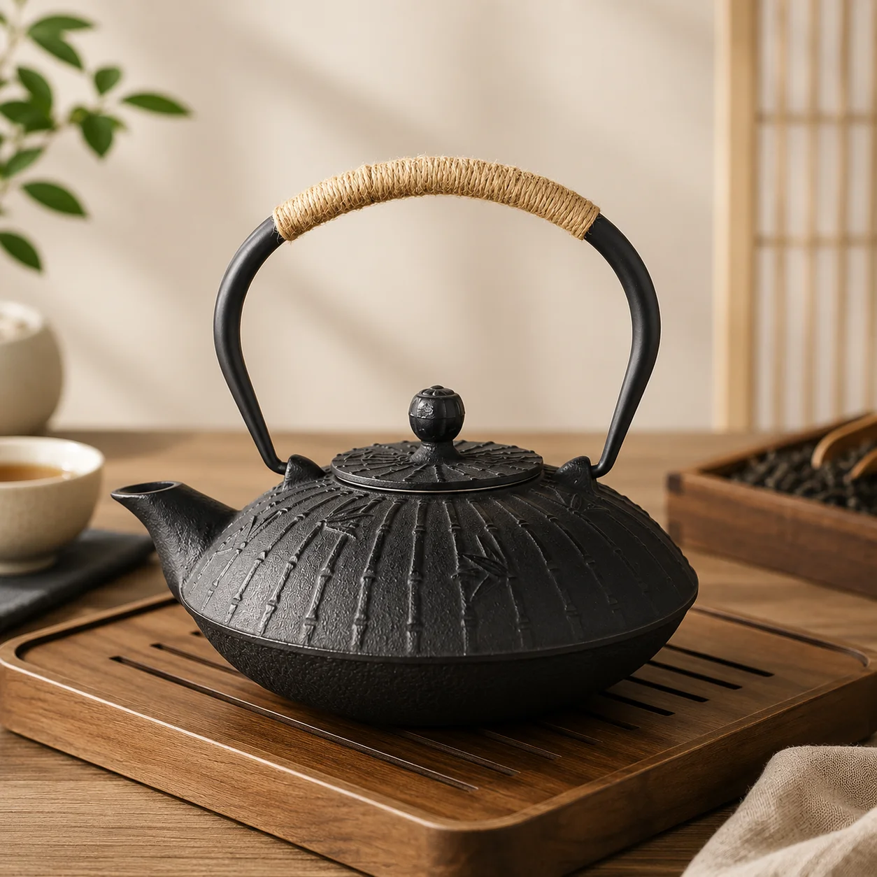 Cast Iron Teapot - Teiera Retrò in Ghisa da 900ml,