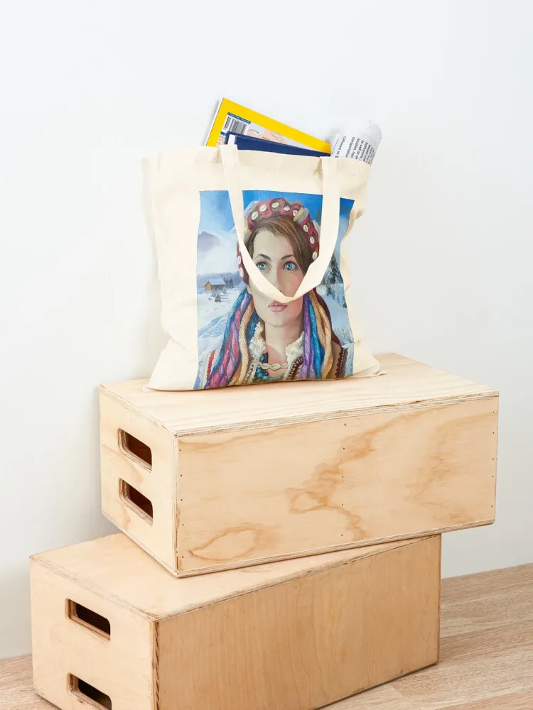 سيدة أوكرانيا حمل حقيبة حقائب النساء الفاخرة حقيبة صديقة للبيئة قابلة للطي حقيبة نسائية أكياس عربة التسوق