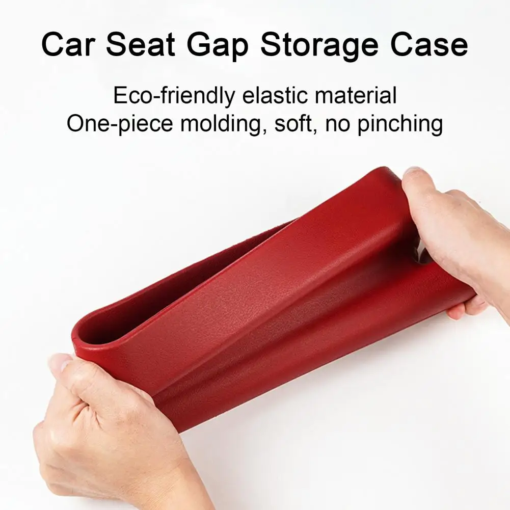 Car Seat Storage Box Car Seat Gap Filler Car Seat Gap Storage Box Eco-friendly Multifunctional Auto Organizer for Storage Seats