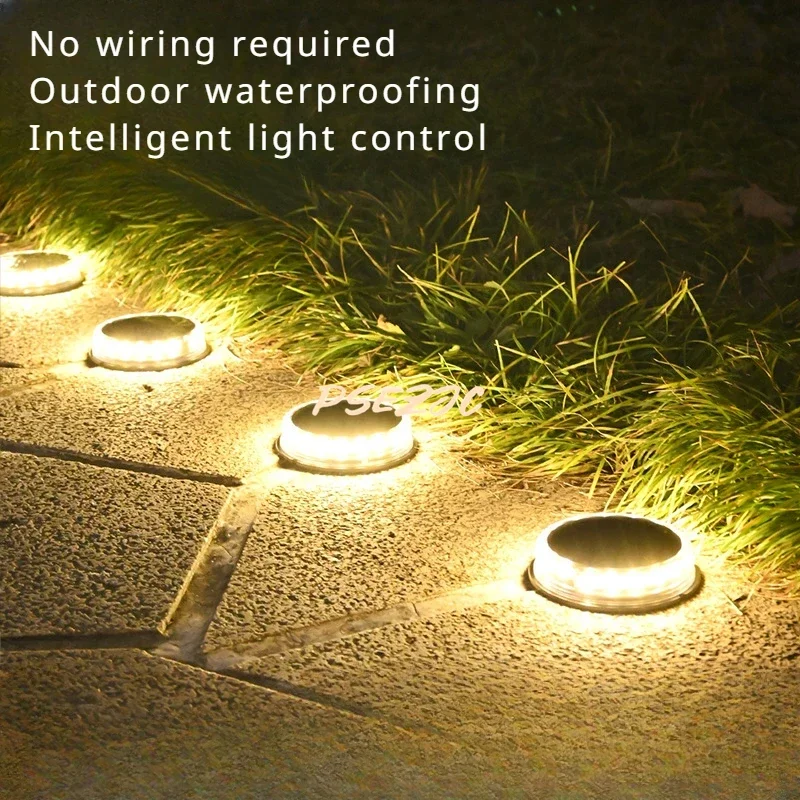 

Outdoor Courtyard Garden Lawn Installation Underground Solar Landscape Waterproof Solar Lights LED Buried Lights