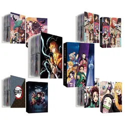 240PCS Demon Slayer Card Album Map Letter Folder Binder Notebook Game Card Collection Gift Toy Kamado Tanjirou Kamado Nezuko