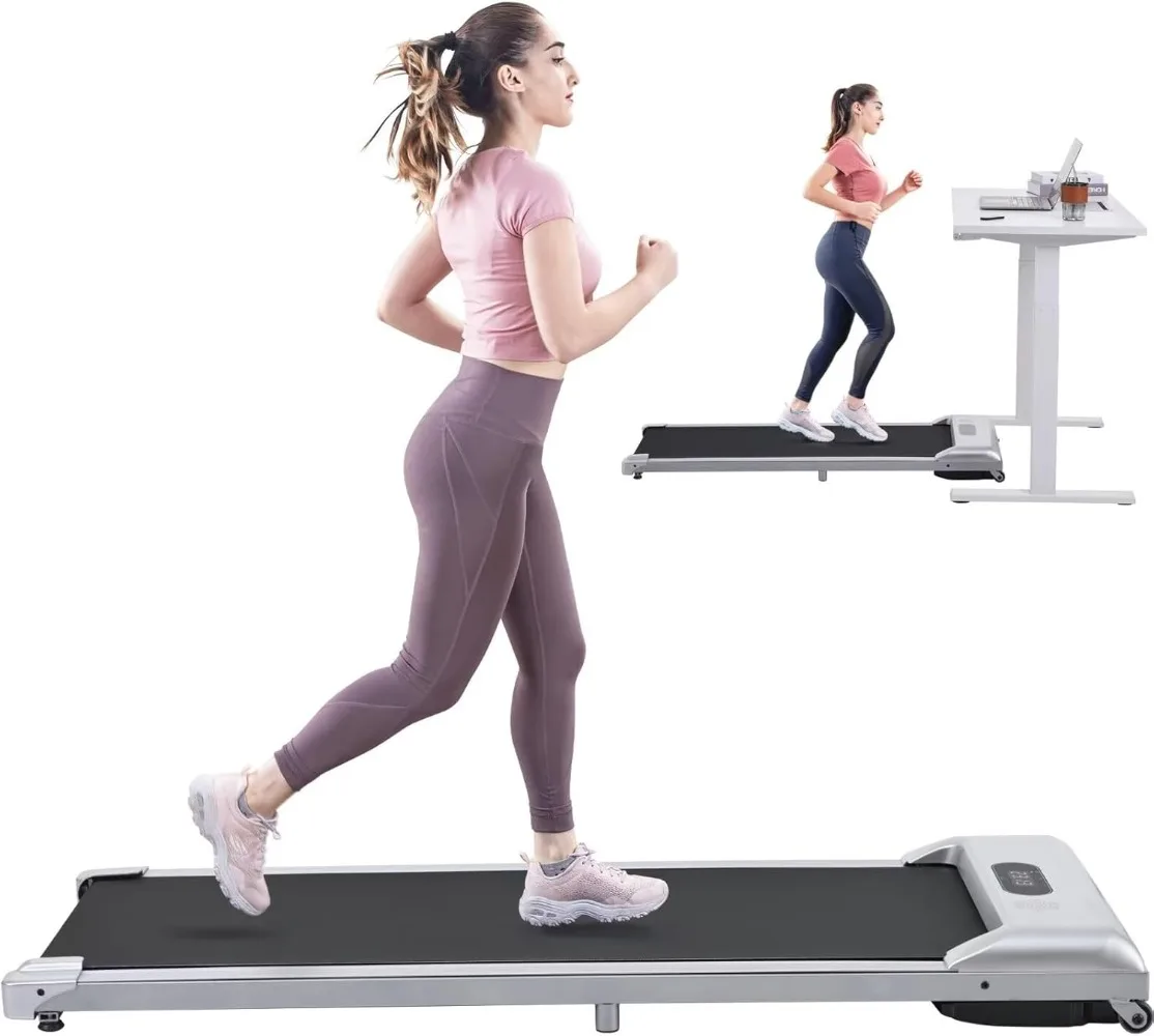 Walking Pad Under Desk Treadmill,3 in 1 Portable Treadmill Walkstation,Installation Free,300 lbs Weight Capacity for Home/Office